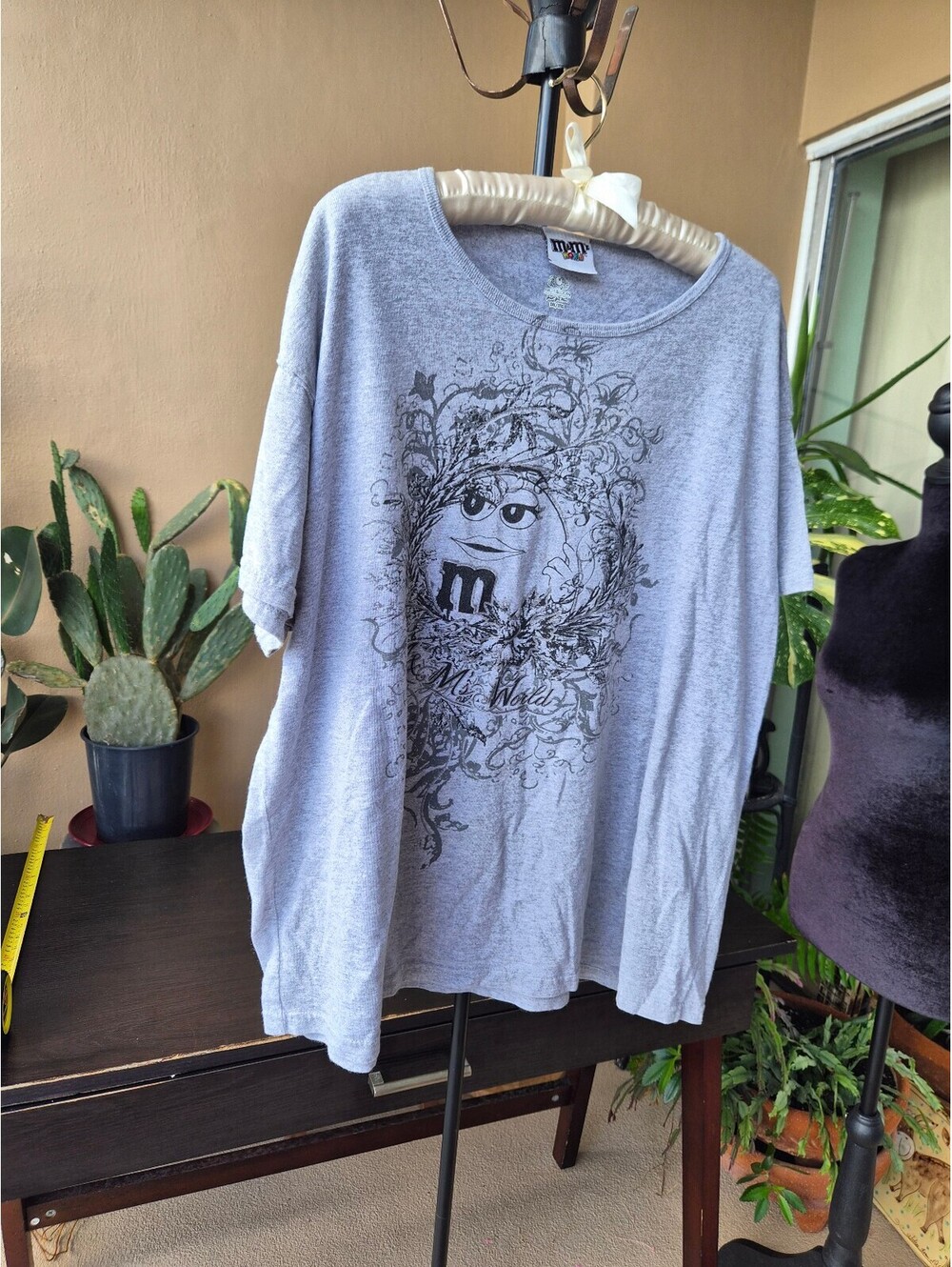 M&M’s World Gray Graphic T-Shirt Men’s 3XL Cotton Blend